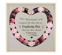QUANMAITONG Mother's Day Gift Gifts for Mum, Bracelet Women's Birthday Gift for Best Mum Mother Women, Courage Gift for Women, Eine Grösse, Gemstone, No Gemstone