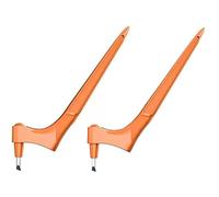 Quanolo Craft Cutting Tool - 1+1 Free - with 30 Degree Engraving Head - FineSlice Cuts What Scissors Can’t (Orange-2pcs)