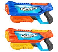 Quanquer 2Pack 1000ml Water Guns for Kids Adults, Fast Fill Super Water Soaker Pump Action with 32ft Shooting Range Summer Gift Outdoor Toys for Swimming Pool Beach Garden Water Fighting