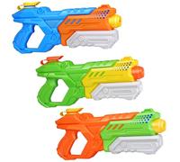 Quanquer Water Pistol for Adults - 3 Pack 600ML Powerful Water Gun 32ft Long Range Pump Super Water Soaker Blaste Gun for Kids Summer Swimming Pool Beach Outdoor Water Fighting Toy for Boy Girl