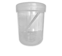 QUANTA Plastic Storage Jars with Spoon - Food Storage Containers | BPA-Free PET Clear Canisters with Screw Lids | Multipurpose Kitchen Jars for Spices, Snacks, Sweets, Coffee (Pack of 9, 1950ml)