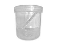 QUANTA Plastic Storage Jars with Spoon - Food Storage Containers | BPA-Free PET Clear Canisters with Screw Lids | Multipurpose Kitchen Jars for Spices, Snacks, Sweets, Coffee (Pack of 9, 1425ml)