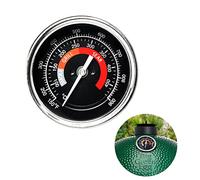 Quantfire Grill Temperature Gauge, Snap Grill Thermometer Replacement for Big Green Egg Accessories, Stainless Steel Cooking Thermometer for Barbecue Charcoal Grill Waterproof 3.3" Large Face