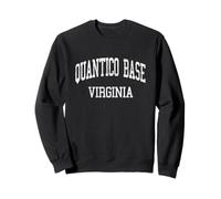 Quantico Base Virginia VA Vintage Athletic Sports Design Sweatshirt
