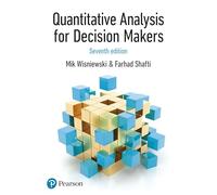 Quantitative Analysis for Decision Makers