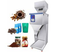 Quantitative Filling Machine, Automatic Weighing for Beans, Seeds, Grains, Tea, Candy - 10-999g to 10-3000g with Foot Pedal, 6-12 Bags/min