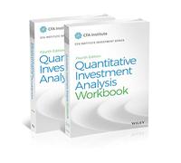 Quantitative Investment Analysis, 4e Set (CFA Institute Investment Series)