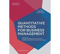 Quantitative Methods for Business Management: Module MAS1403
