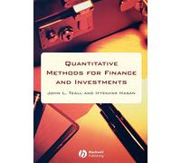 Quantitative Methods For Finance and Investments