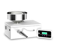 Quantitative Weighing Cotton Stuffing Machine, Electric Down Filling Machine with Foot Control Switch, Stainless Steel Hopper, for Refurbishing Down Jackets and Duvets