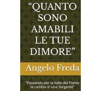 “QUANTO SONO AMABILI LE TUE DIMORE”: “Passando per la Valle del Pianto la cambia in una Sorgente”