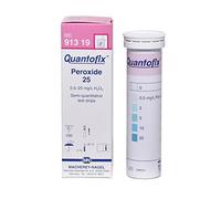 Quantofix 1138909 Hydrogen Peroxide Test Strips (Pack of 25) - Test Stick, 6mm x 95mm