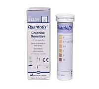Quantofix 1188317 Chlorine Sensitive Reagent Test Strips for testing total chlorine, CE-Marked (Pack of 100)