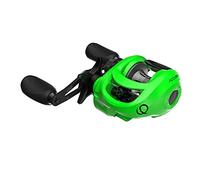 Quantum Accurist Baitcast Fishing Reel, Size 100 Reel, Right-Hand Retrieve, Oversized Non-Slip Handle Knobs and Continuous Anti-Reverse Clutch, One-Piece Aluminum Frame, 7.0:1 Gear Ratio, Green