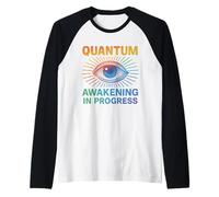 Quantum Awakening in Progress Third Eye Soul Enlighten Raglan Baseball Tee
