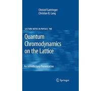 Quantum Chromodynamics on the Lattice: An Introductory Presentation: 788 (Lecture Notes in Physics, 788)