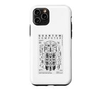 Quantum Computer Diagram Qubit Computing Physics Science Lab Case for iPhone 11 Pro