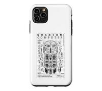 Quantum Computer Diagram Qubit Computing Physics Science Lab Case for iPhone 11 Pro Max