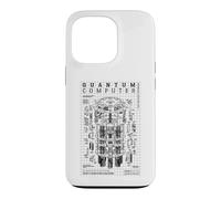 Quantum Computer Diagram Qubit Computing Physics Science Lab Case for iPhone 13 Pro