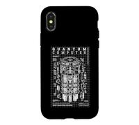 Quantum Computer Diagram Qubit Computing Physics Science Lab Case for iPhone X/XS