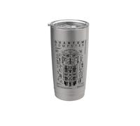 Quantum Computer Diagram Qubit Computing Physics Science Lab Stainless Steel Insulated Tumbler