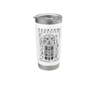 Quantum Computer Diagram Qubit Computing Physics Science Lab Stainless Steel Insulated Tumbler