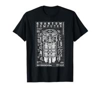 Quantum Computer Diagram Qubit Computing Physics Science Lab T-Shirt