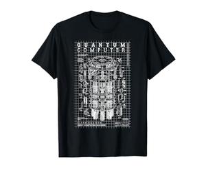 Quantum Computer Diagram Qubit Computing Physics Science Lab T-Shirt