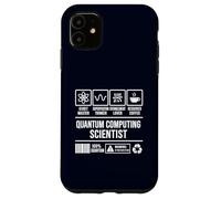Quantum Computing Scientist Funny Physics Humor Case for iPhone 11
