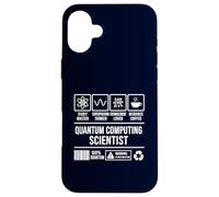 Quantum Computing Scientist Funny Physics Humor Case for iPhone 16 Plus