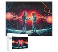 Quantum Entanglement A Cosmic Dance Jigsaw Puzzle for Adults, 500 Piece
