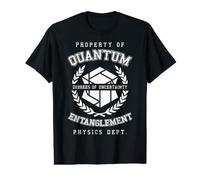 Quantum Entanglement Funny Vintage Physics Varsity Science Value Graphic T-Shirt