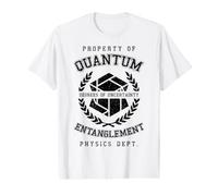 Quantum Entanglement Funny Vintage Physics Varsity Science Value Graphic T-Shirt