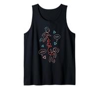 Quantum Entanglement Minimal Abstract Action at a Distance Tank Top