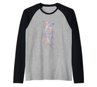 Quantum Entanglement Minimal Interconnectedness Science Art Raglan Baseball Tee