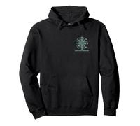 Quantum Harmony Geometric Science Qubit Mandala Graphic Pullover Hoodie