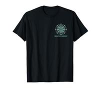 Quantum Harmony Geometric Science Qubit Mandala Graphic T-Shirt