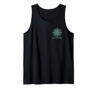 Quantum Harmony Geometric Science Qubit Mandala Graphic Tank Top