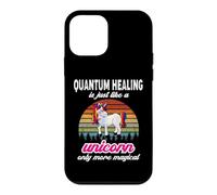 Quantum Healing Therapist Unicorn Vintage Sunset Design Case for iPhone 12 mini