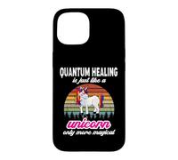 Quantum Healing Therapist Unicorn Vintage Sunset Design Case for iPhone 15
