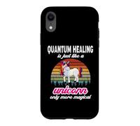 Quantum Healing Therapist Unicorn Vintage Sunset Design Case for iPhone XR
