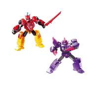 QUANTUM HEROES DINOSTER Assembled Robot Figure Collector 2 Pack Raptor Tron & Mosa Storm