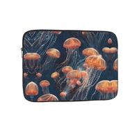 Quantum Jellyfish Swarm 12 inch Print Laptop Case, Business/Office Commuter Laptop Case