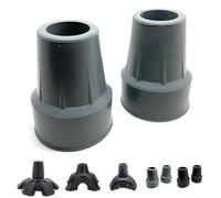 Quantum Leap 19mm 3/4" Heavy Duty Rubber Ferrules (Pack of Two) Added Metal Washer for Strength, (for Walking Sticks Only) Feet or Walking Sticks - Walking Stick Rubber Ends (19mm)