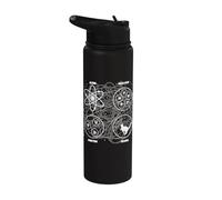 Quantum Mechanics String Theory - Physicist Science Lover Stainless Steel Insulated Water Bottle