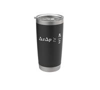 Quantum Mechanics Uncertainty Principle Physics Student Gift Stainless Steel Insulated Tumbler