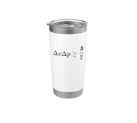 Quantum Mechanics Uncertainty Principle Physics Student Gift Stainless Steel Insulated Tumbler