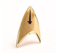 Quantum Mechanix Abysse Corp_BIJQMX001 Star Trek-Insignia Badge: Command, Multi Colour