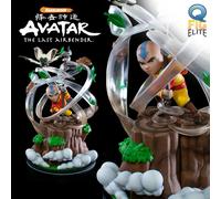 Quantum Mechanix AVATAR AIRBENDER - Aang - Diorama Q-Fig Max Elite 23cm, Multi-c
