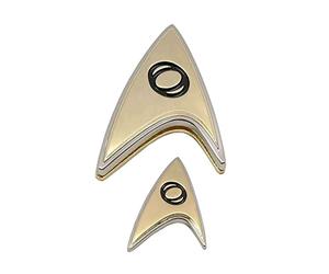 Quantum Mechanix Star Trek: Discovery - Enterprise Science Badge and Pin Set